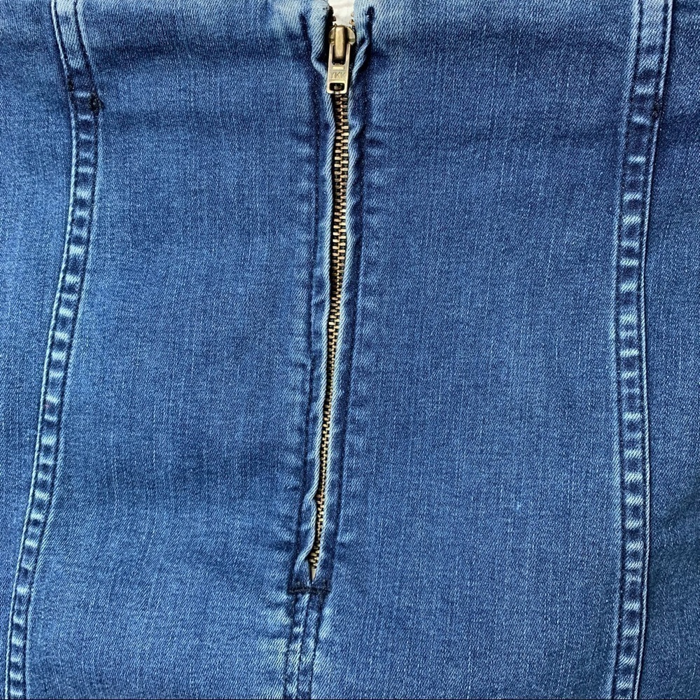 Free People Modern Femme Denim Mini Skirt - Picture 7 of 7